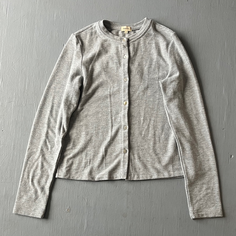 Donni Sweater Cardi - Grey, Size M